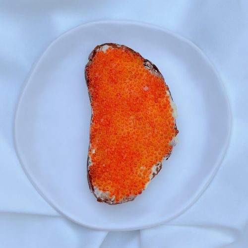 Tapas with caviar 